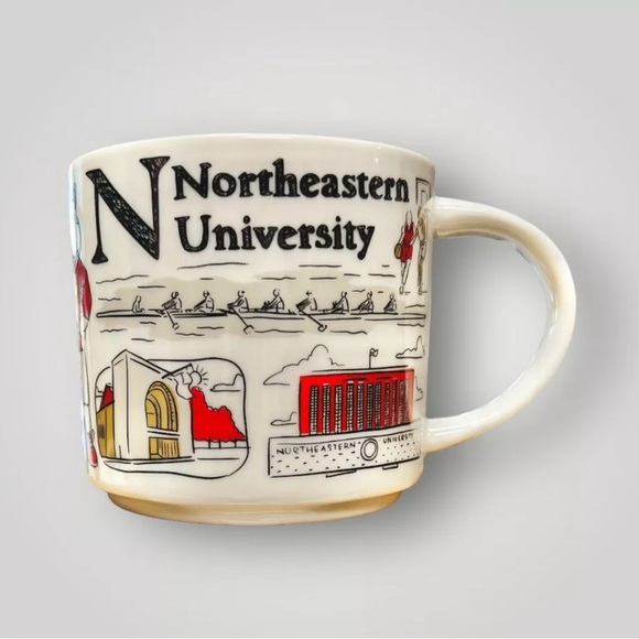 Starbucks Northeastern University Been There Campus Huskies 14 Oz Mug NEW - Picture 8 of 10